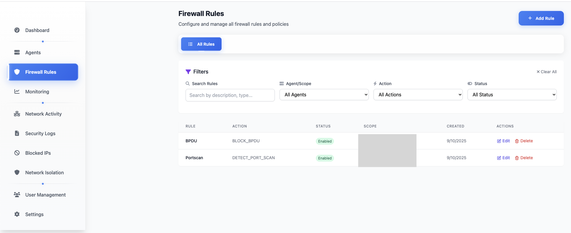 Firewall Rules